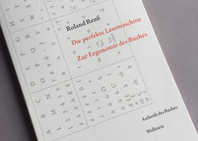 Roland Reuß: Die perfekte Lesemaschine. Zur Ergonomie des Buches