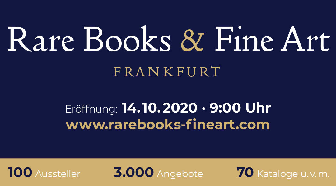 Rare Books & Fine Art – die virtuelle Antiquariatsmesse