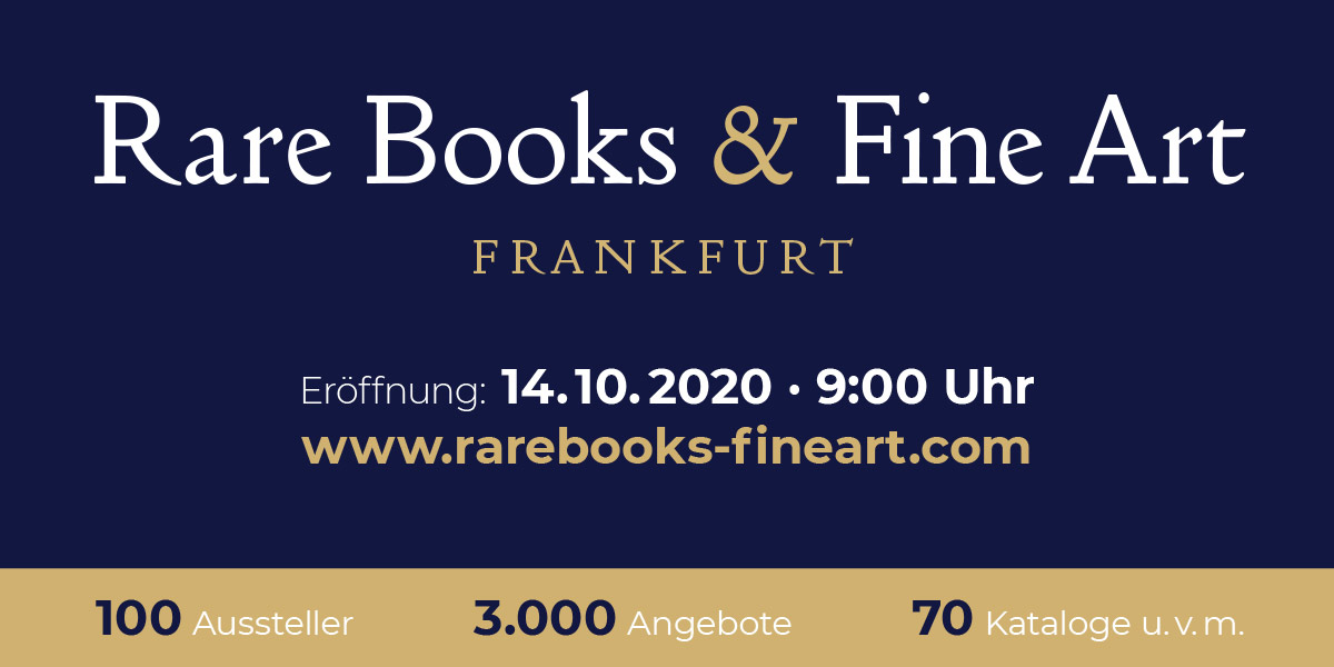 Rare Books & Fine Art – die virtuelle Antiquariatsmesse