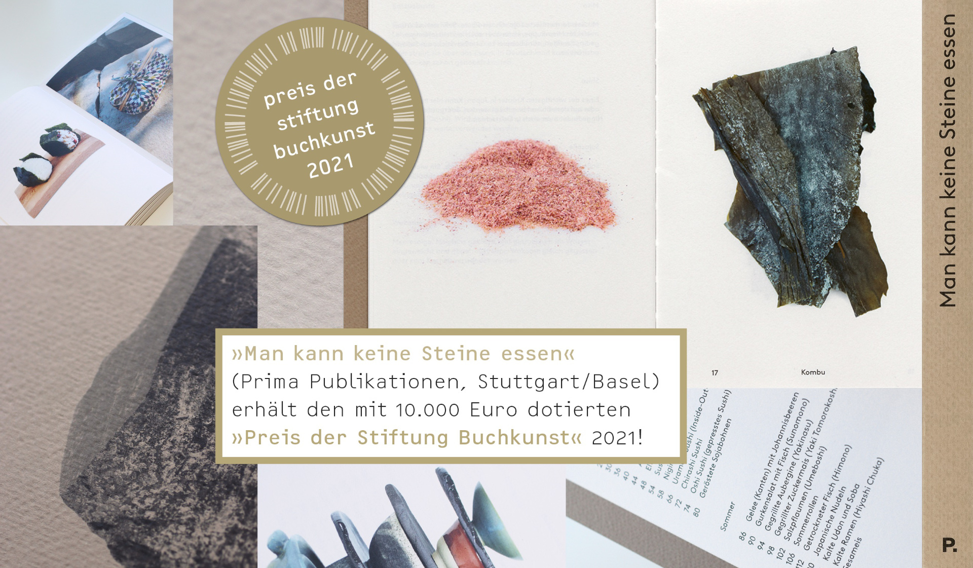 Preis der Stiftung Buchkunst 2021 geht an den Verlag Prima Publikationen