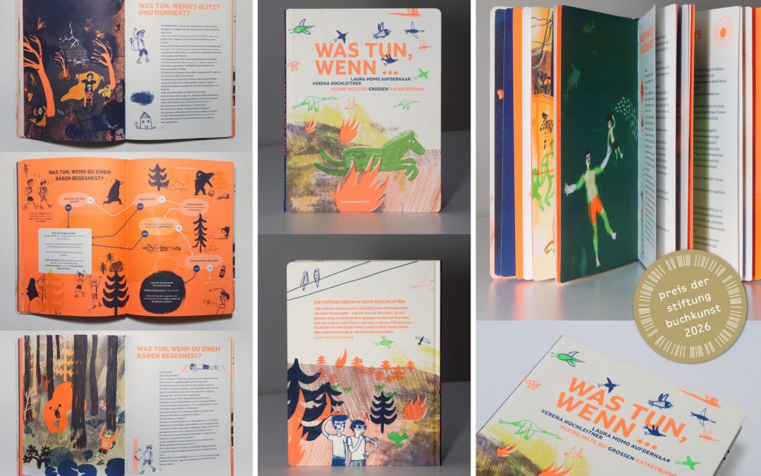 Das Kinderbuch «Was tun, wenn…» erhält den Preis der Stiftung Buchkunst 2026