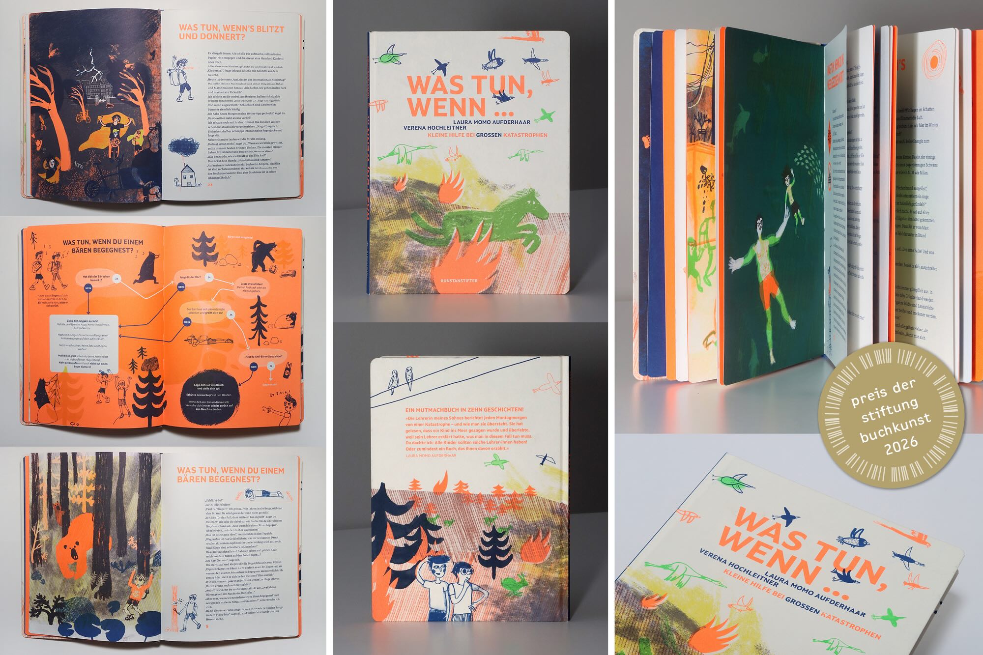 Das Kinderbuch «Was tun, wenn…» erhält den Preis der Stiftung Buchkunst 2026